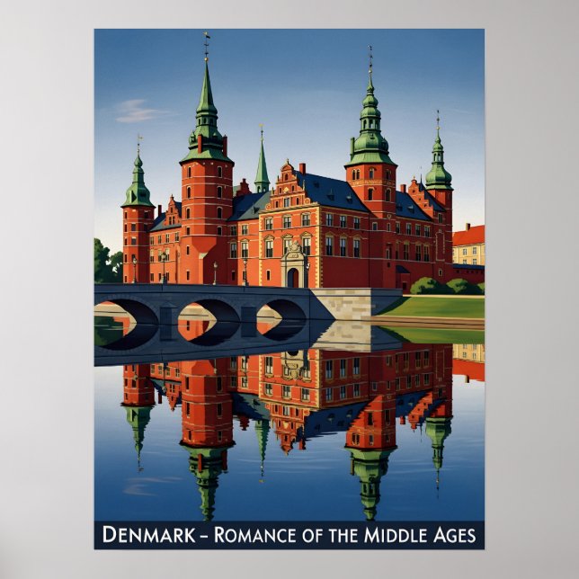 Dänemark - Burg Frederiksborg Poster (Vorne)