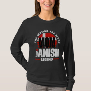 Dänemark Dänemark Flaggenmutter T-Shirt