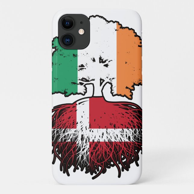 Dänemark Dänemark Irland Treots Flag Case-Mate iPhone Hülle (Rückseite)