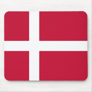 Dänemark (dänische Flagge) Mousepad