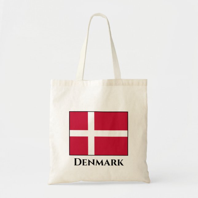 Dänemark (dänische Flagge) Tragetasche (Vorne)