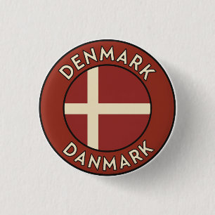 Dänemark Danmark Button