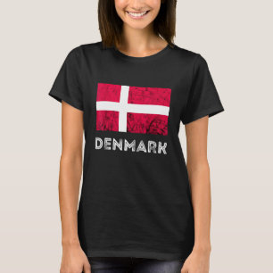 Dänemark Dannebrog Dänische Flagge Dansk Roots Dän T-Shirt