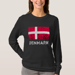 Dänemark Dannebrog Dänische Flagge Dansk Roots Dän T-Shirt