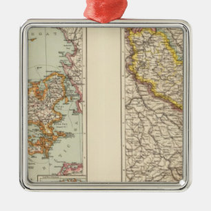 Dänemark, Elsass Lothringen, Pfalz Silbernes Ornament