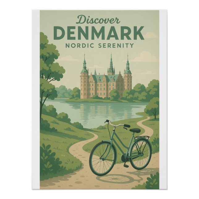 Dänemark entdecken - Nordische Ruhe Poster (Vorderseite)