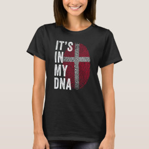 Dänemark Es Ist In Meiner DNA Cute Dänischer Finge T-Shirt
