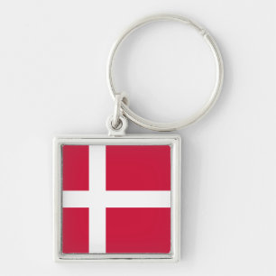 Dänemark Flag DK Schlüsselanhänger