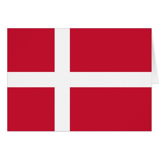 Dänemark Flagge (Vorderseite (Horizontal))