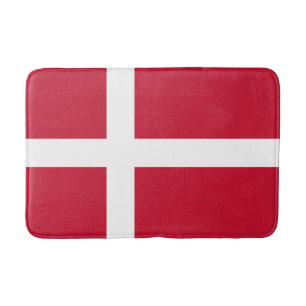 Dänemark-Flagge Badematte