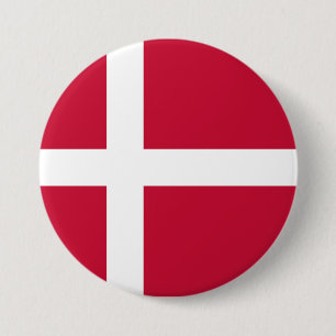 Dänemark Flagge Button
