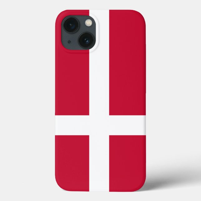 Dänemark Flagge Case-Mate iPhone Hülle (Rückseite)