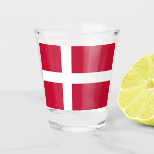 Dänemark Flagge Dänisches Patriotikum Schnapsglas