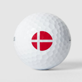 Dänemark Flagge Golfball