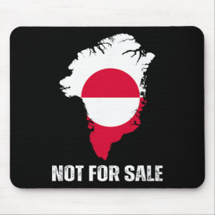 Dänemark-Flagge Grönland steht nicht zum Verkauf A Mousepad