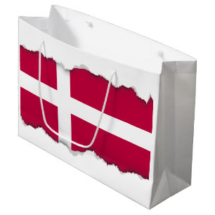 Dänemark Flagge Große Geschenktüte