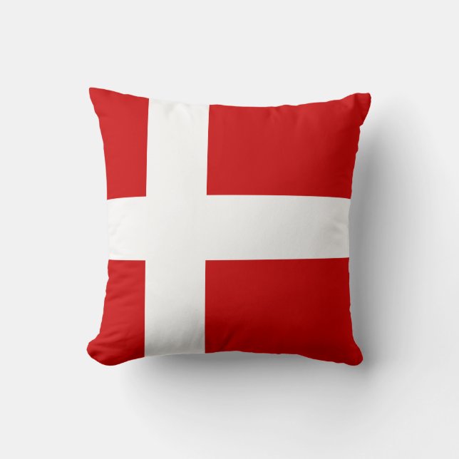 Dänemark-Flagge Kissen (Vorderseite)