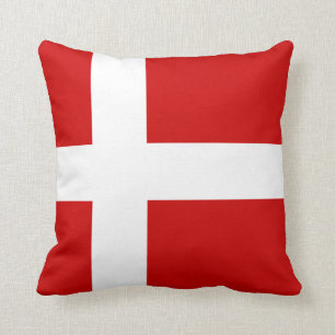 Dänemark-Flagge Kissen