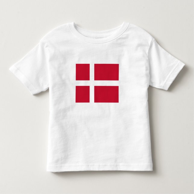 Dänemark Flagge Kleinkind T-shirt (Vorderseite)