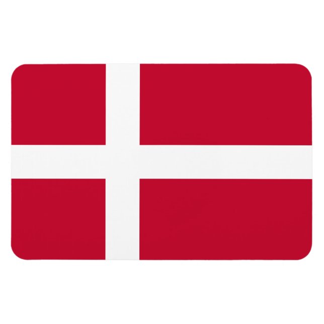 Dänemark Flagge Magnet (Horizontal)