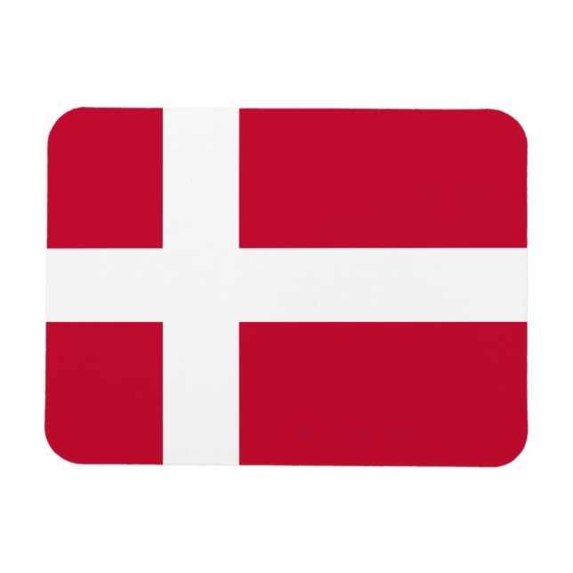 Dänemark Flagge Magnet (Horizontal)