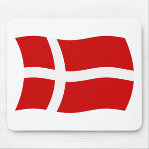 Dänemark-Flagge-Mauspad Mousepad