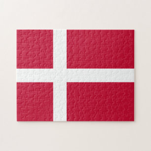 Dänemark Flagge Puzzle