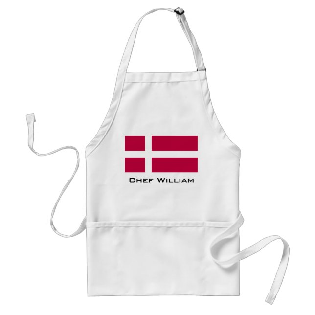 Dänemark Flagge Schürze (Vorne)