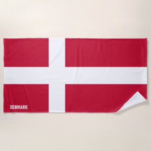 Dänemark Flagge Splendid Patriotic Strandtuch