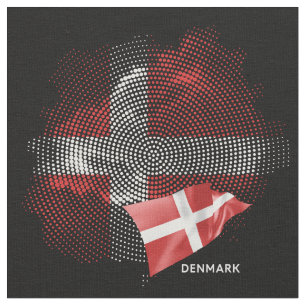 Dänemark-Flagge Stoff