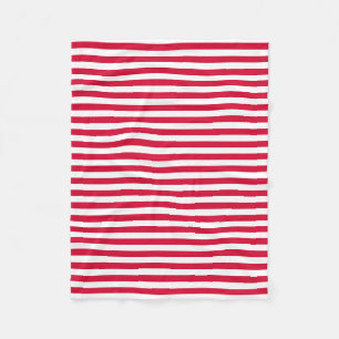 Dänemark Flagge Streifen Land Farbe Muster rot wei Fleecedecke