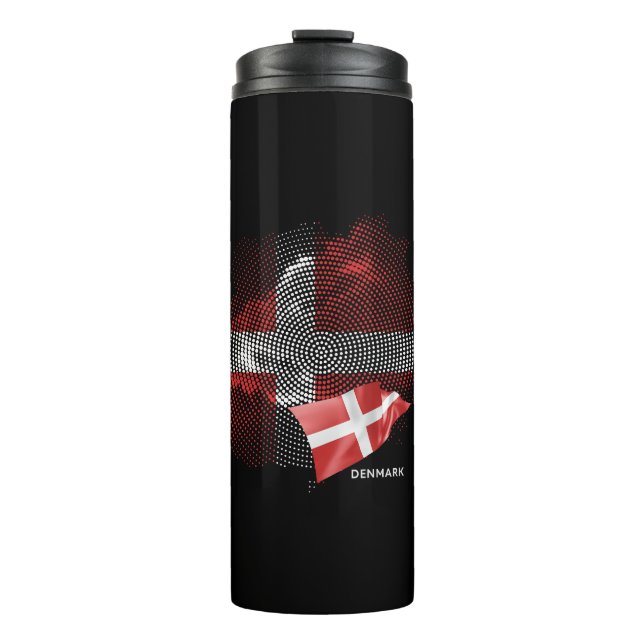 Dänemark-Flagge Thermosbecher (Vorderseite)
