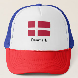 Dänemark Flagge Truckerkappe