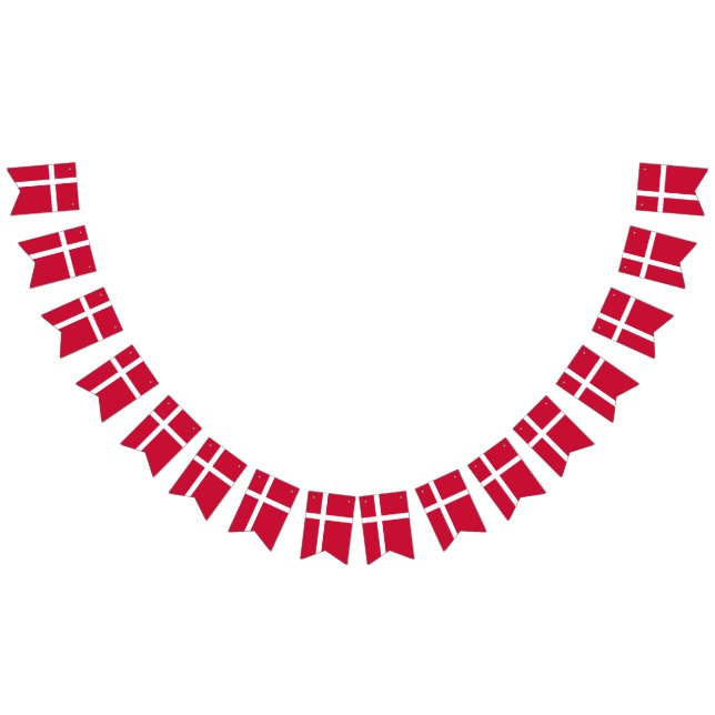 Dänemark-Flagge Wimpelkette (Alle)