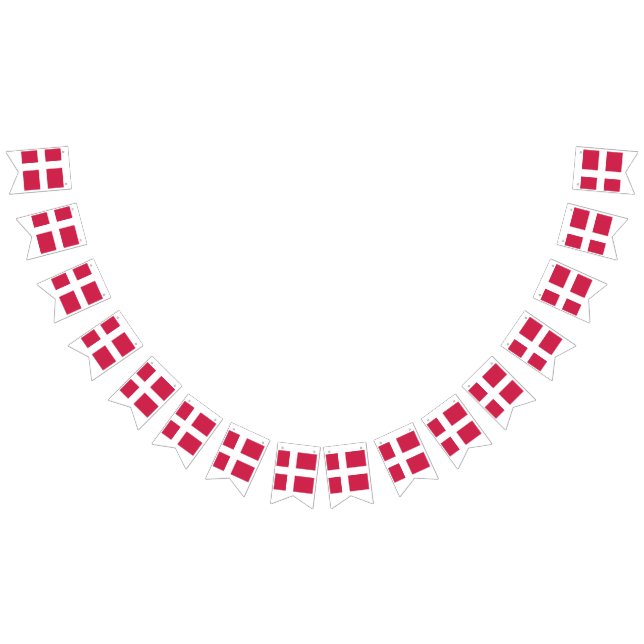 Dänemark Flaggenmarke Wimpelkette (Alle)