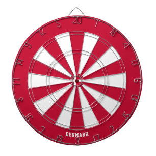 Dänemark Flaggenpatrons Bullseye Dartscheibe