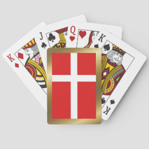 Dänemark Flaggenspielkarten Spielkarten