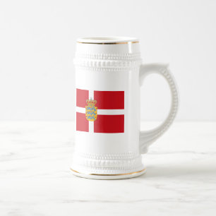 Dänemark Flagw COA-Tasse Bierglas