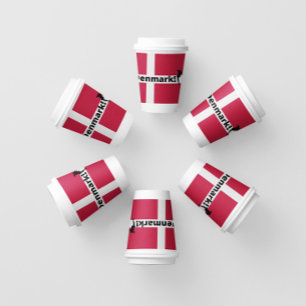 Dänemark Fußball Pappbecher
