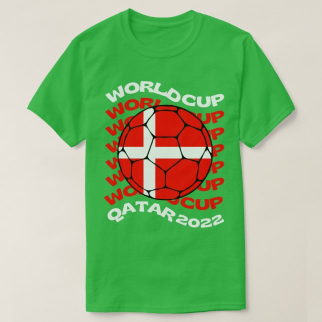 Dänemark Fußball T-Shirt (Design vorne)