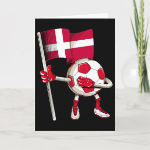 Dänemark Fußballtrikot Dänische Flagge Fußball Dab Karte