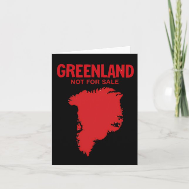 Dänemark Grönland ist nicht zum Verkauf - Anti-Tru Karte (Vorderseite)