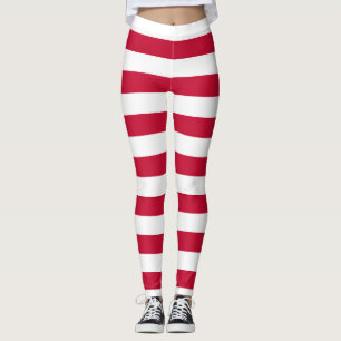Dänemark - Horizontal gestreifte Farben für nation Leggings