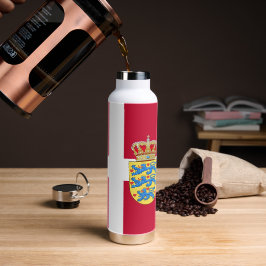 Dänemark Insulinflasche, dänische Flagge Trinkflasche