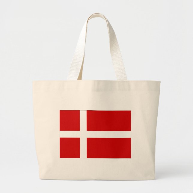 Dänemark Jumbo Stoffbeutel (Vorne)