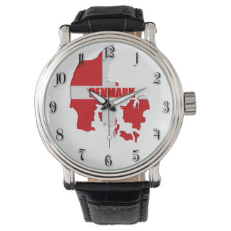Dänemark-Karte Armbanduhr