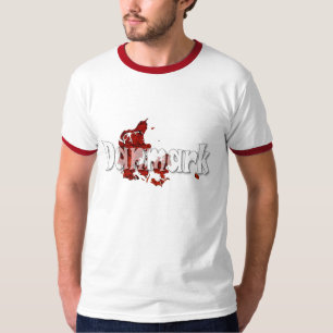 Dänemark-Karte T-Shirt