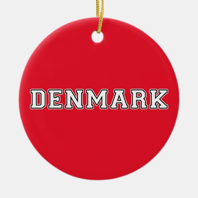 Dänemark Keramik Ornament (Vorne)