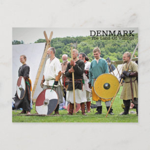 Dänemark, Land der Wikinger Postkarte! Postkarte