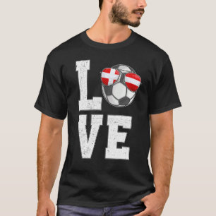 Dänemark Liebe Dane Flag T-Shirt